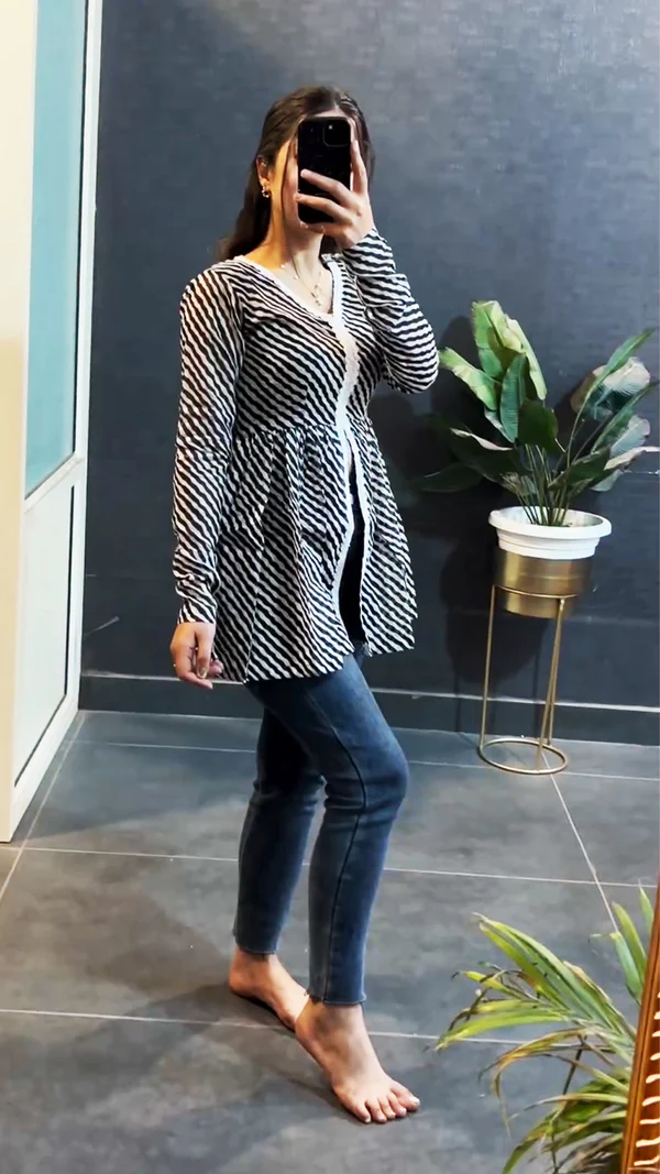 Presented Summer Special Black and White Short Tops